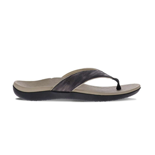 Sonoma Linen Toe Post Sandal - Black
