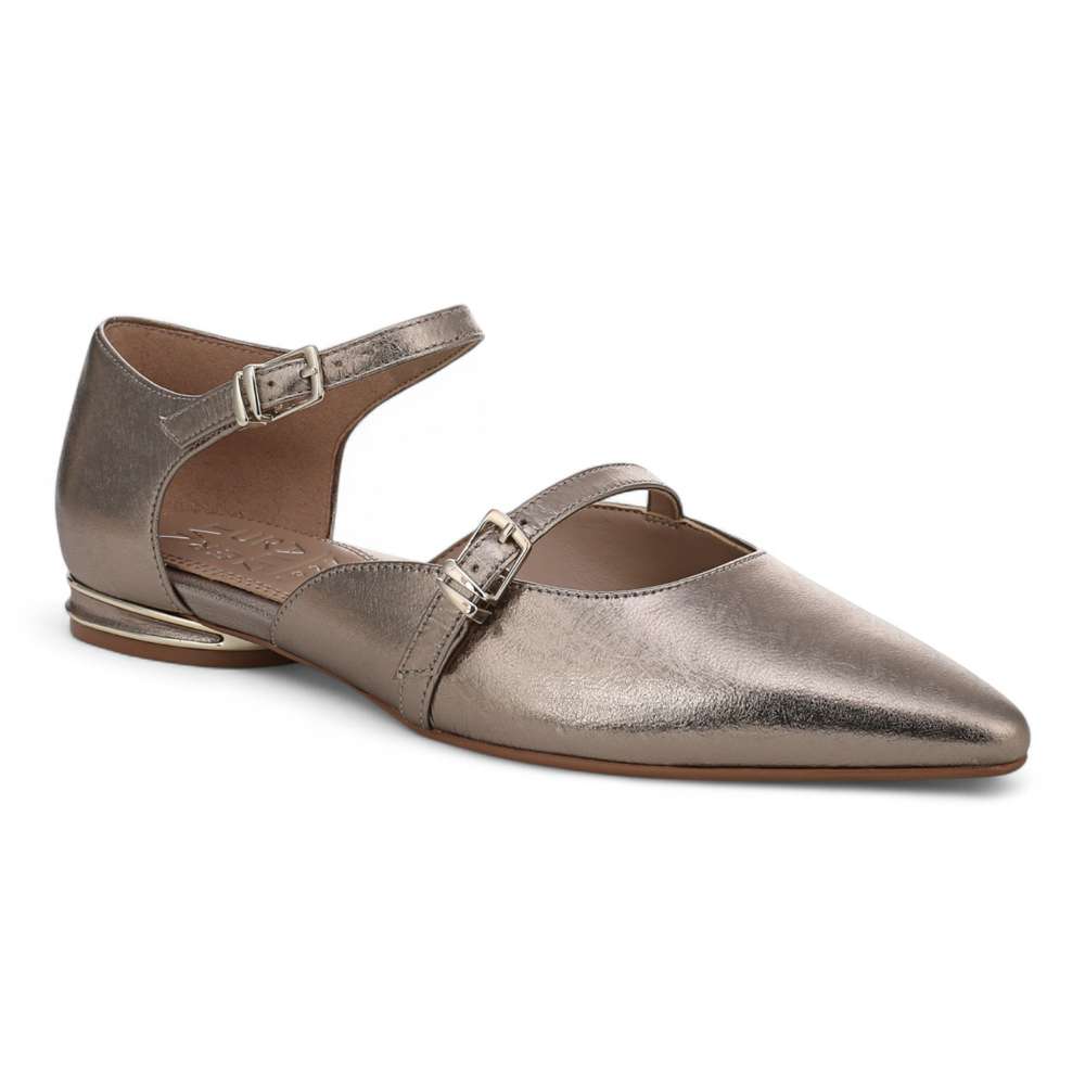 Harmony Mary Jane Flat - Pewter