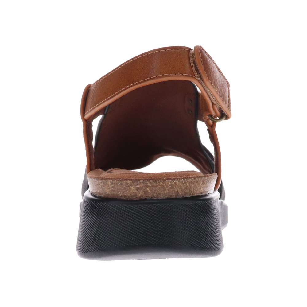 Tyler Back Strap Sandal - Black/Brown