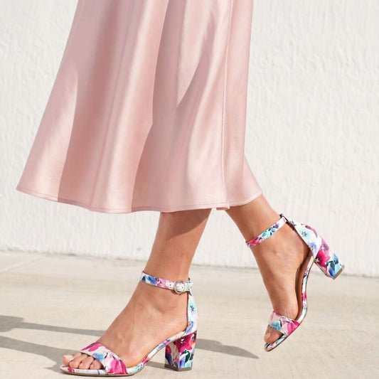 Lifestyle image for Vera Dress Sandal - Pink Floral