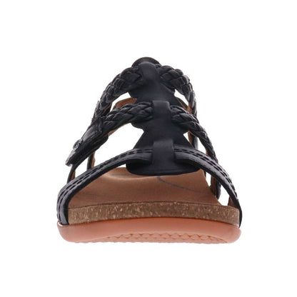 Anna Adjustable Sandal - Black