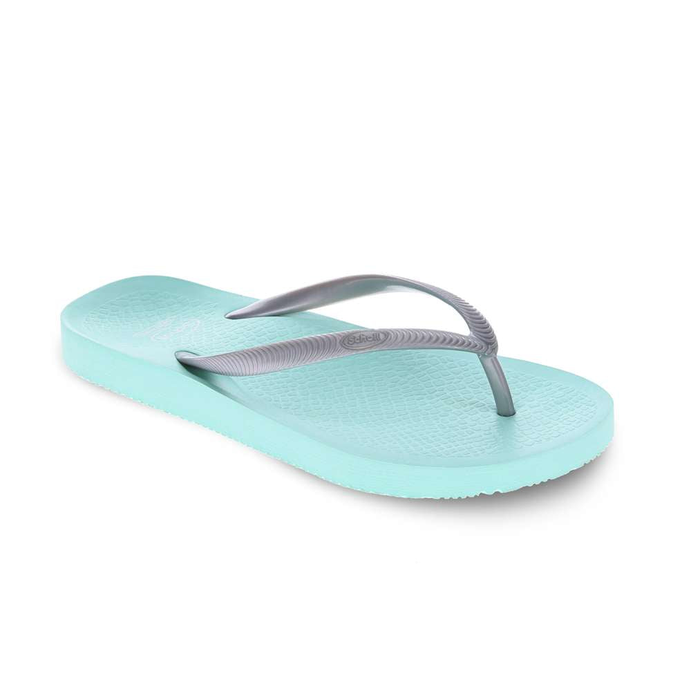 Fiji Toe Post Sandal - Mint/Silver