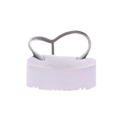 Fiji Toe Post Sandal - White/Silver