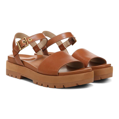 Jamie Flatform Lug Sandal - Tan