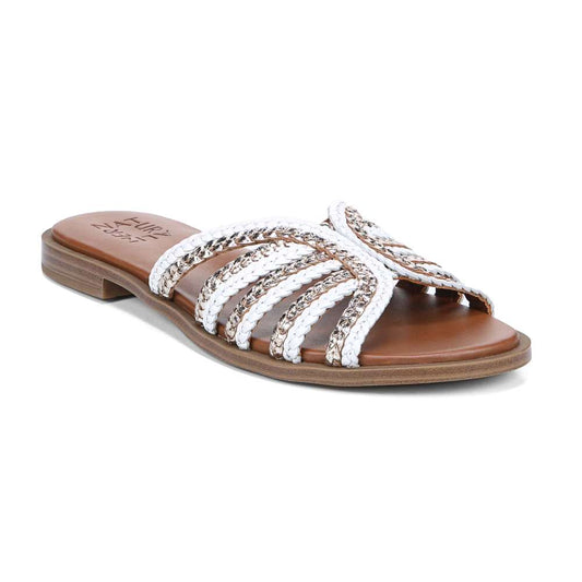 Lane Slide - White Multi