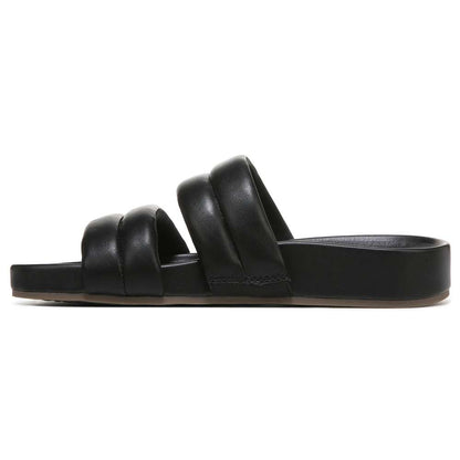 Mayla Slide - Black Nappa