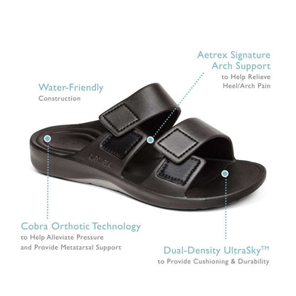 Milos Orthotic Slide - Army Green