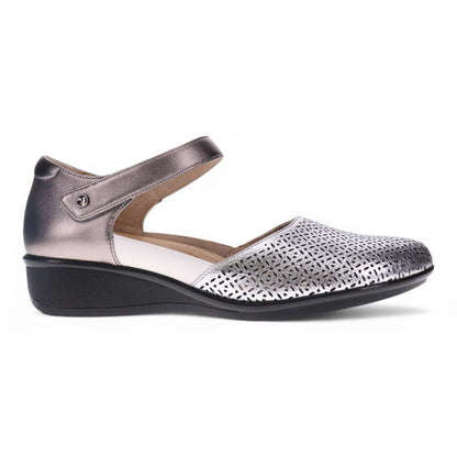 Osaka Mary-Jane - Silver Metallic
