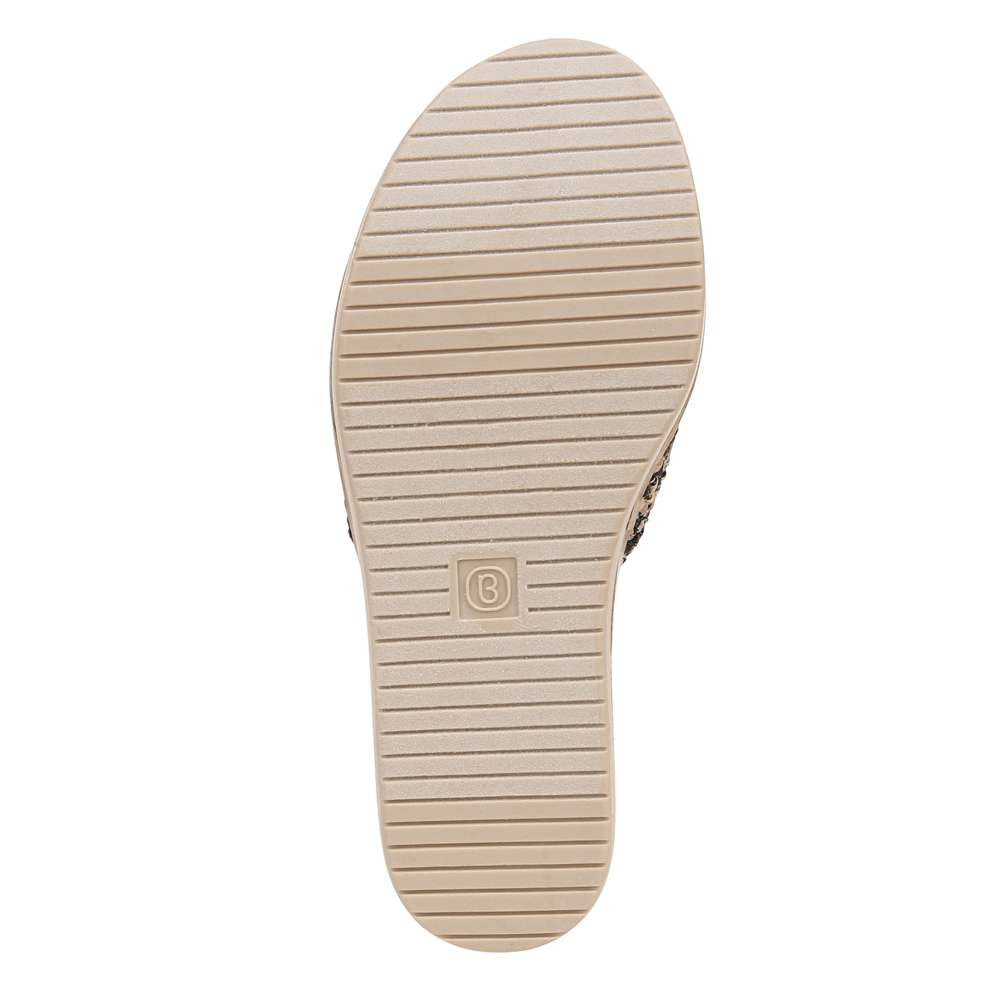 Runaway Slide Wedge Sandal - Black Multi