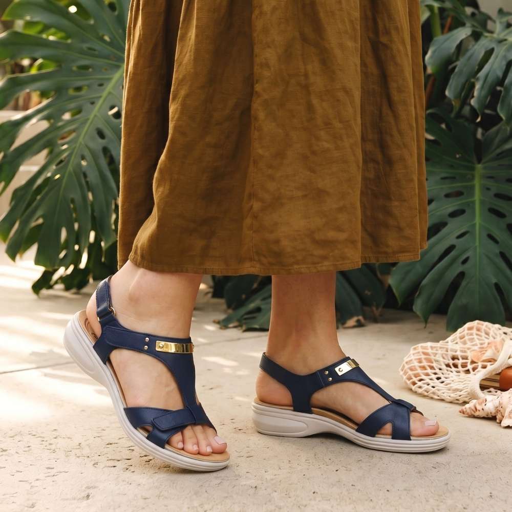 Santa Monica Sandal - Blue French