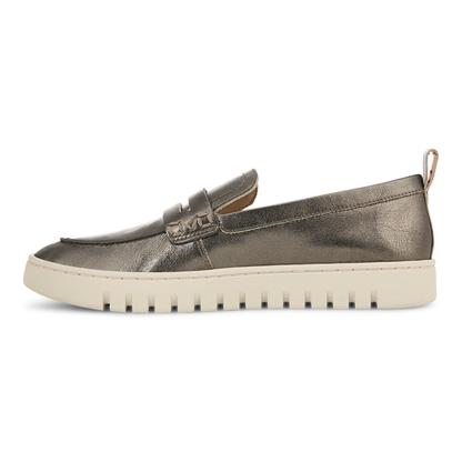 Uptown Loafer - Gunmetal Leather